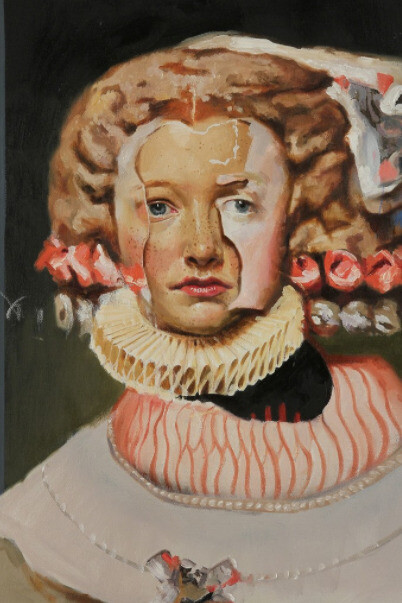 Adam Caldwell, Lacunae Portrait #2, 2017. Courtesy of Mirus Gallery