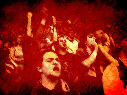 Jared Rodriguez, *Rage in Red*, 2010