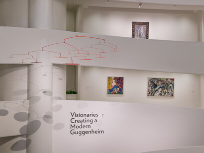 Installation View: Visionaries: Creating a Modern Guggenheim, Solomon R. Guggenheim Museum, New York, February 10, 2016–September 6, 2017
Photo: David Heald © Solomon R. Guggenheim Foundation, 2017