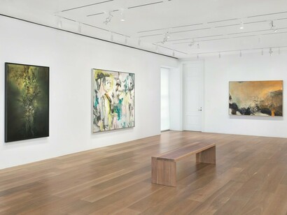 Zao Wou-Ki, Exhibition view. Courtesy of Lévy Gorvy