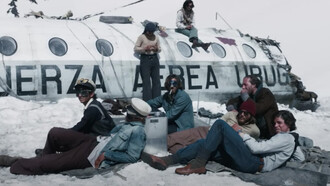 Immagine tratta dal trailer di "La società della neve" (2023), diretto da Juan Antonio Bayona