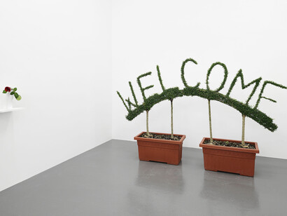 Ethan Cook,
De Beauvoir Crescent,
27 May – 17 July 2015,
Installation view at T293 Roma
