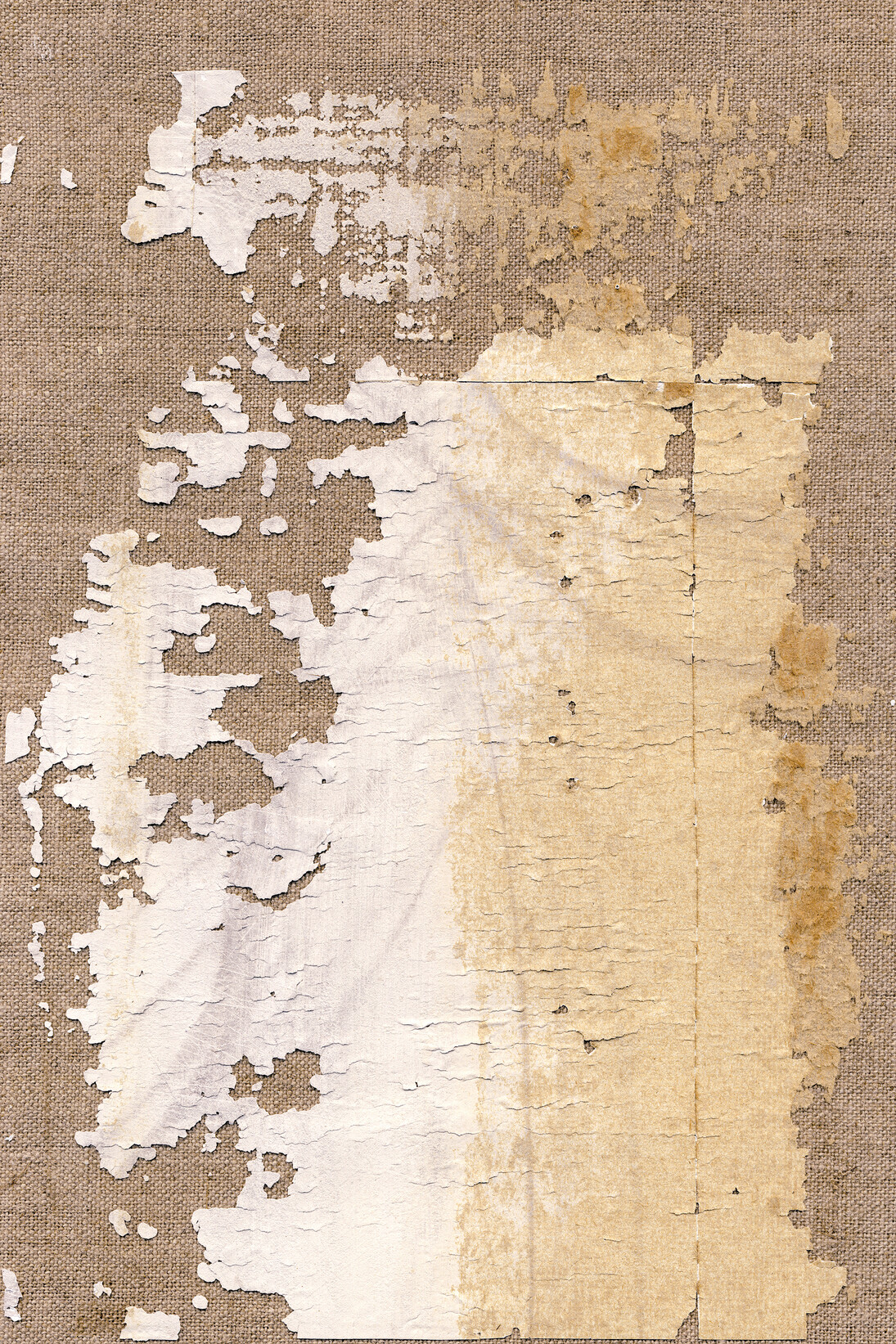 John Henderson, "Proof (wall rip, verso)", 2014, Dye sublimation on polyester, 193 x 132,1 x 3,8 cm / 76 x 52 x 1.5 inches, Courtesy Galerie Perrotin