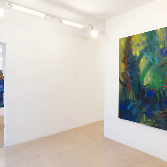 Carlos Jacanamijoy, Ambi yaku, exhibition view. Courtesy of A Gentil Carioca Gallery