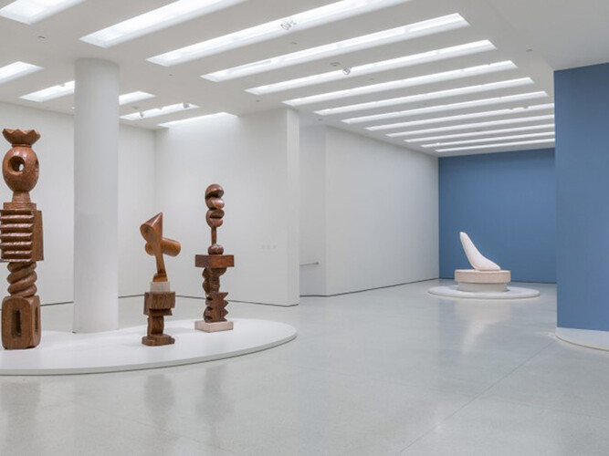 Installation view: Guggenheim Collection: Brancusi, Solomon R. Guggenheim Museum, New York, Ongoing. Photo: David Heald