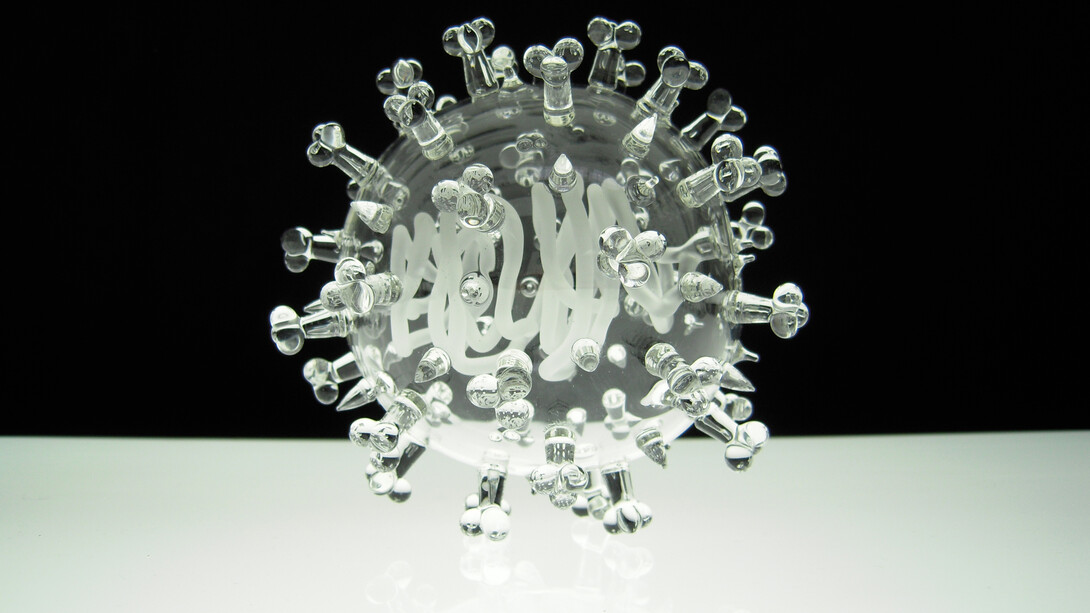 SARS Coronavirus. Fotografía de Luke Jerram