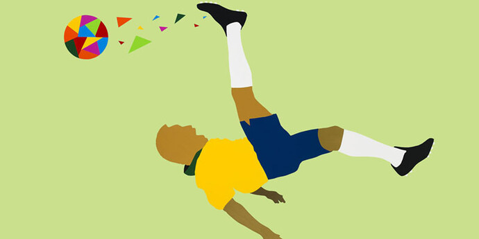 Pelé: Art, Life, Football. Courtesy of National Football Museum