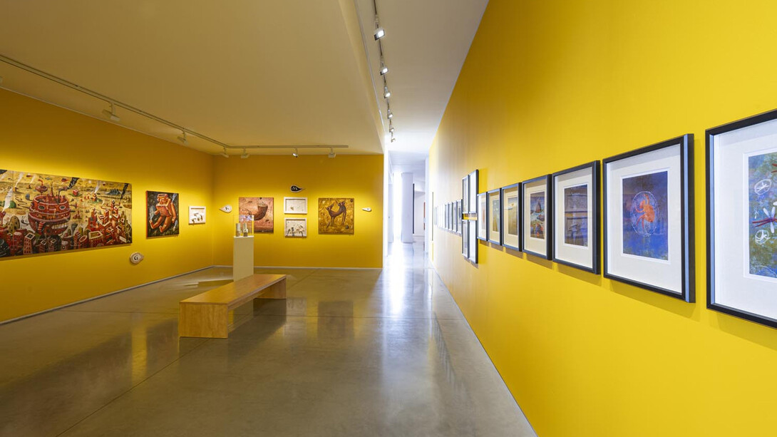 Fero Lipták, Meno, mesto, zviera, vec... (Name, city, animal, thing...), exhibition view. Courtesy of Danubiana