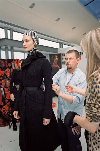 Untitled from the series ‘Alexander McQueen Working Process’ © Nick Waplington