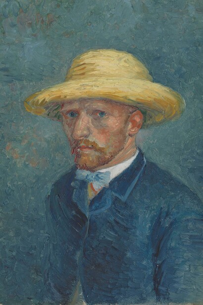 Vincent van Gogh, Ritratto di Theo van Gogh,  1887. Vang Gogh Museum, Paesi Bassi.