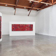 Oscar Murillo, El pozo de agua, exhibition view. Courtesy of kurimanzutto