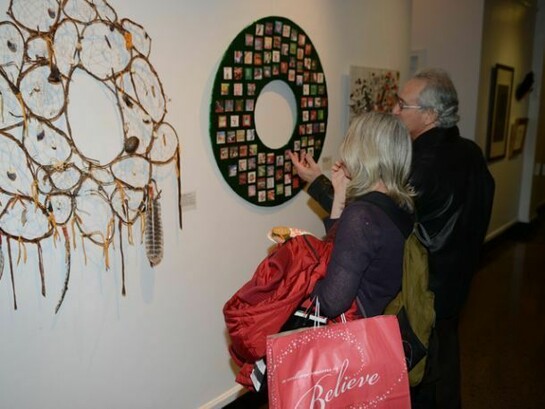 Wreath Show opening, NYC Parks / Malcolm Pinckney