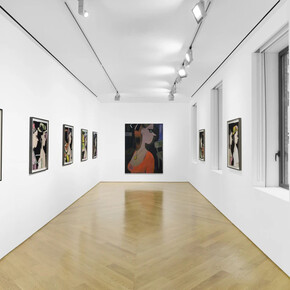 Ellen Berkenblit, exhibiton view. Courtesy of Anton Kern Gallery