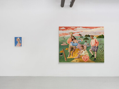Beau Gabriel, Blackberry rondo, exhibition view. Courtesy of Carvalho Gallery