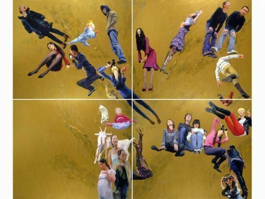 Yu Hong (b. 1966, Beijing), Questions for Heaven, 2010, Acrylic on canvas, 196 7/8 x 236 1/4 inches