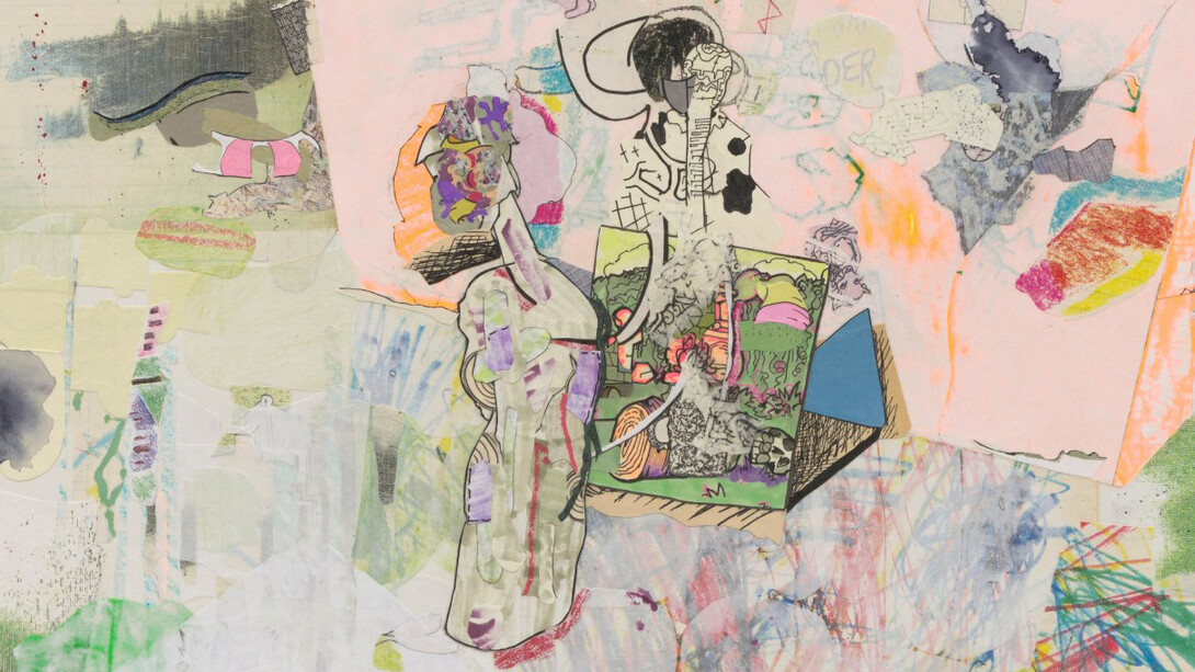 Julia Yerger, Birthing rock (detail), 2025. Courtesy of Matthew Brown Gallery