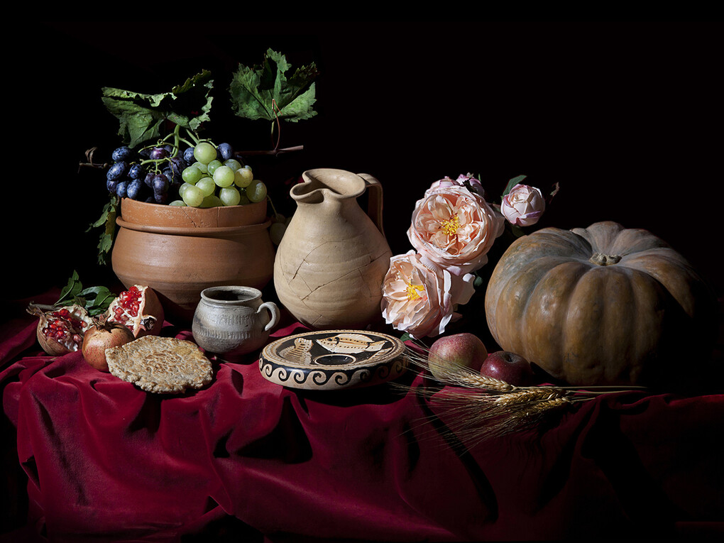 Natura morta antica, Alle origini del gusto. Il Cibo a Pompei e nell’Italia antica