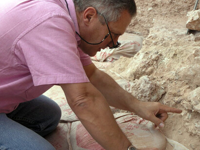 At the site of an old Moroccan mine, paleoanthropologist Jean-Jacques Hublin 