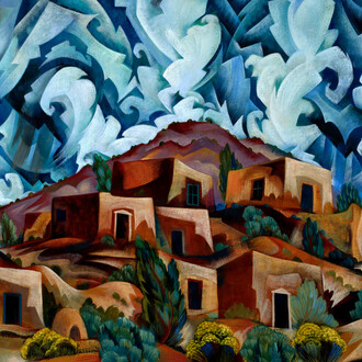 Tony Abeyta (Diné/Navajo), Citadel, 2021. Courtesy of Colby College Museum of Art