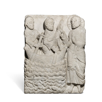 Master of Cabestany, Apparition of Christ to his disciples from Sant Pere de Rodes. Courtesy of the Marès Museum, Barcelona