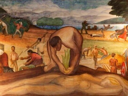 La agricultura, 1948. mural. Foto Acervo CCACR