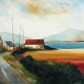 Padraig McCaul, Along the Atlantic Way, Oil on Canvas, 100 cm x 150 cm