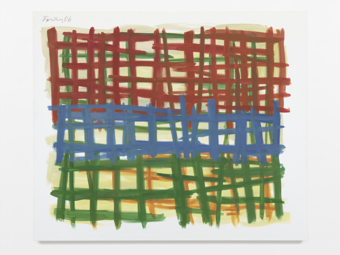 Günther Förg, Untitled, 2006, Acrylic on Canvas, 200 x 240 cm, Courtesy of Günther Förg Estate and Almine Rech Gallery