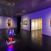 Various artists, Exhibition of 2025 Tsinghua University Art Museum Art & Technology Week. The mirror world: machines, algorithms, and aura, exhibition view. Courtesy of Tsinghua University Art Museum