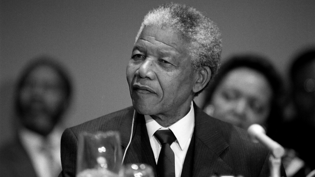 Nelson Mandela en 1991