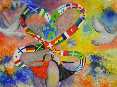 Peace poster per  Lions Club International