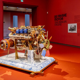 Hindeloopen, Éric Van Hove, object in exhibition. Courtesy of the Fries Museum