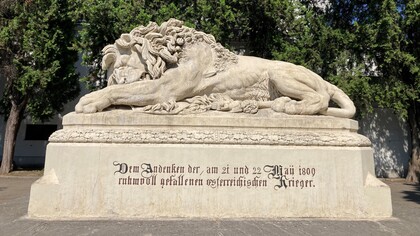 Il monumento ai caduti austriaci ad Aspern, foto di Flavius Roversi 