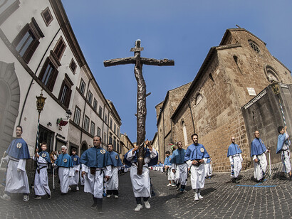 Processione dell’Arciconfraternita Maria SS. delle Grazie azzurri, foto  Omar Kheiraoui
