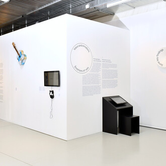 Tuning in. Acoustique de l'émotion, exhibition view. Courtesy of International Red Cross and Red Crescent
Museum
