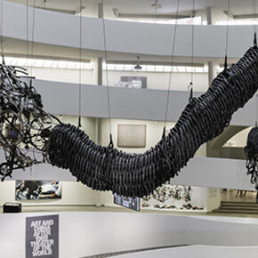 Chen Zhen
Precipitous Parturition, 1999
Installation view, Solomon R. Guggenheim Museum, New York, 2017-18 Courtesy, Galleria Continua, San Gimignano / Beijing / Les Moulins / Habana © ADAGP, Paris
Photo: David Heald