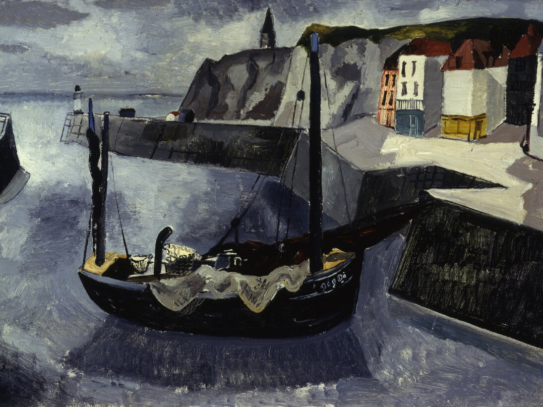 Christopher Wood, The Quay, Dieppe, 1929. Aberdeen Art Gallery & Museums Collections