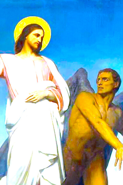 Un episodio bíblico: Cristo tentado por Satanás