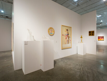 Installation view, Made in California: Selections from the Frederick R. Weisman Art
Foundation, at Mana Wynwood, December 1, 2015. Photo by E. Lee Smith.