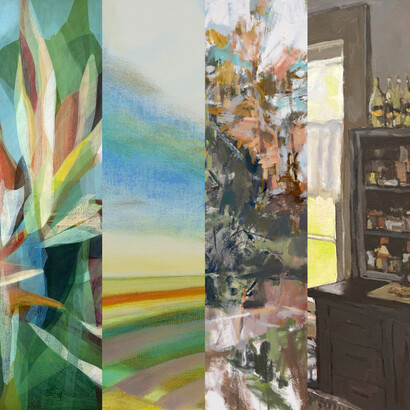 Katherine Sandoz, Scotty Peek, Susan Maakestad, David Boyd: Layer-by-layer. Courtesy of Spalding Nix Fine Art