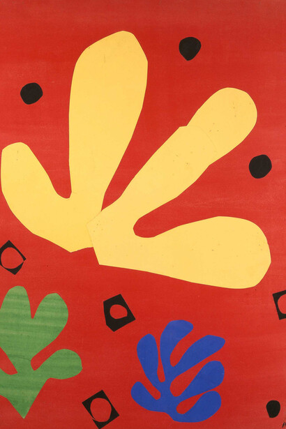 Henri Matisse, Vegetal elements (detail), 1947. Courtesy of the Museum of Fine Arts