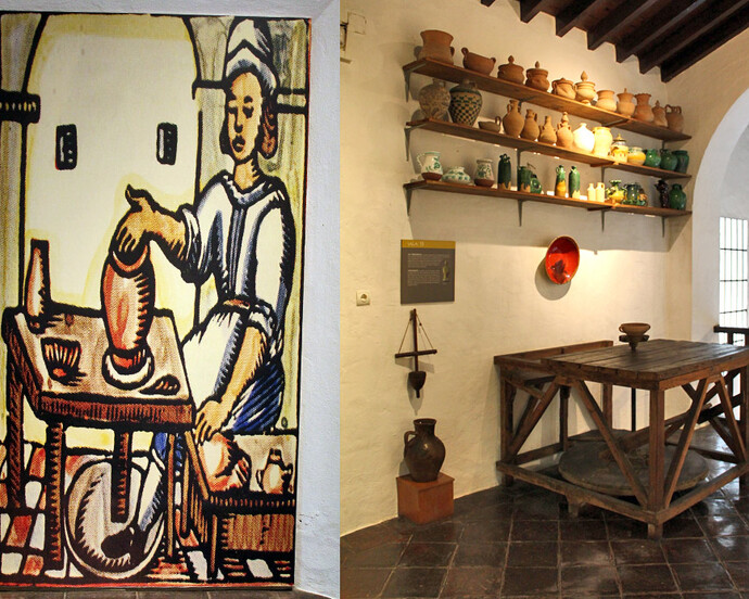 Tradición alfarera, Exhibition view. Courtesy of Museo Unicaja de Artes y Costumbres Populares