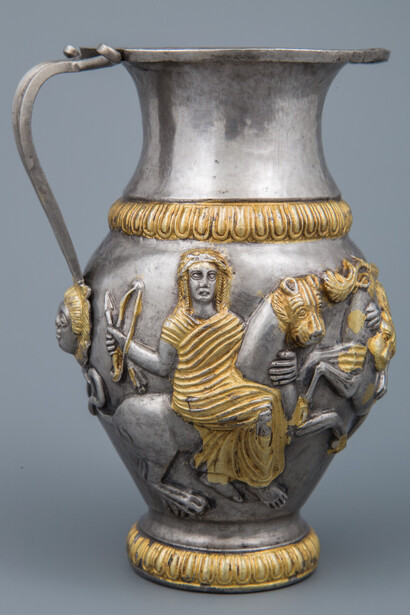 Jug with a goddess on a panther, 400–300 BCE. Courtesy of J. Paul Getty Museum