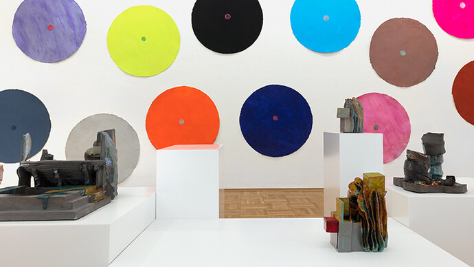 Polly Apfelbaum and Isa Melsheimer. Courtesy of Galerie nächst St. Stephan