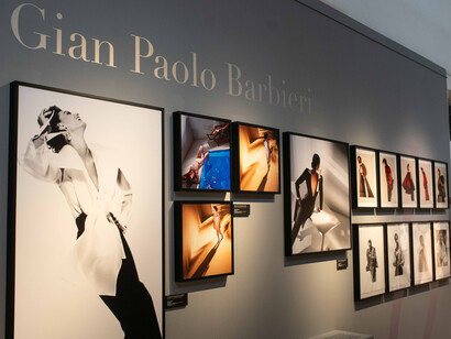 Gianfranco Ferré, through the lens, exhibition view. Courtesy of Forte di Bard