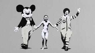 Uma visão de Bansky sobre o consumismo