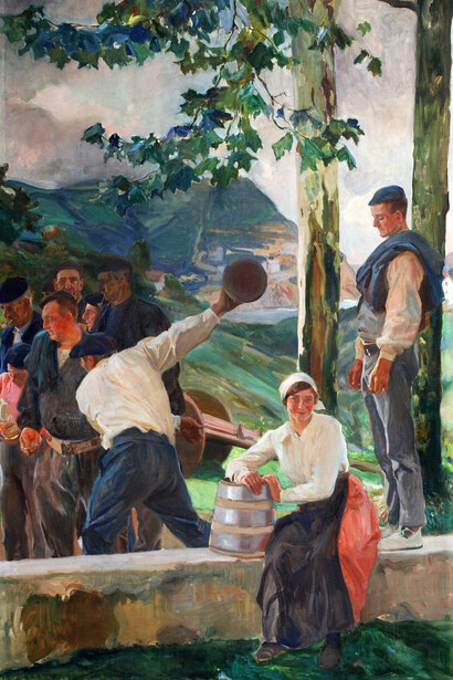 Joaquín Sorolla; Guipúzcoa. Los bolos, 1914