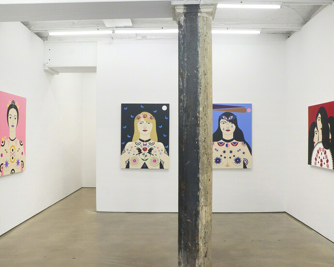 Sub Rosa, Exhibition view. Courtesy of Denny Gallery