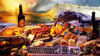 'You Are Standing in an Open Field' (Fire), 2017, de Jon Rafman