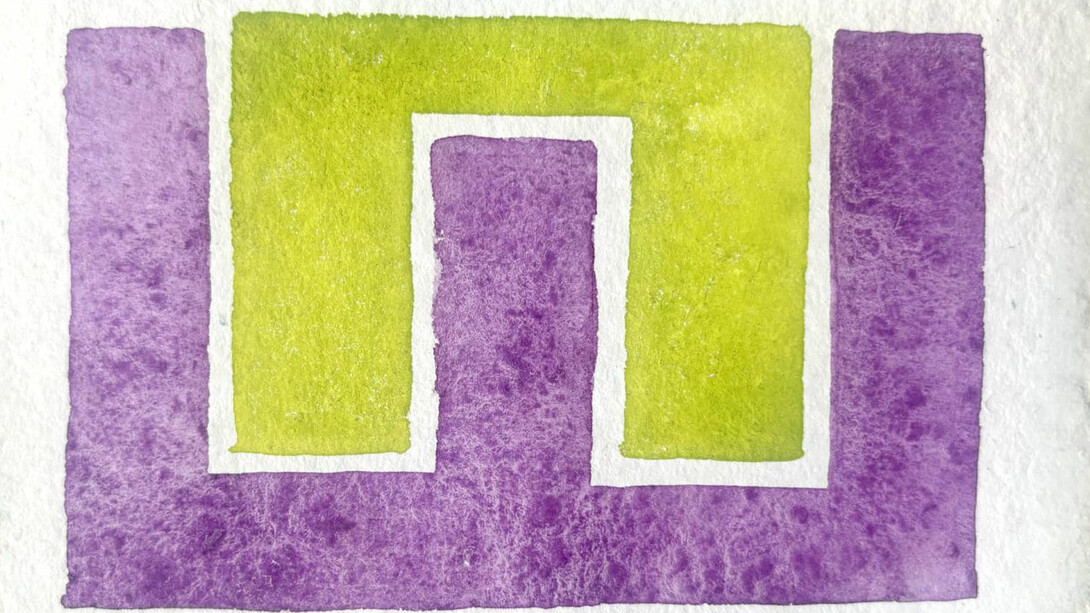 Bruce Cahn, Abstract study 8. Courtesy of Cross Contemporary Art Gallery