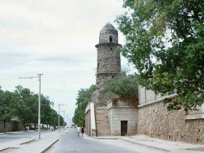 Minareto a torre della moschea Jamiah, la principale, del 1238
